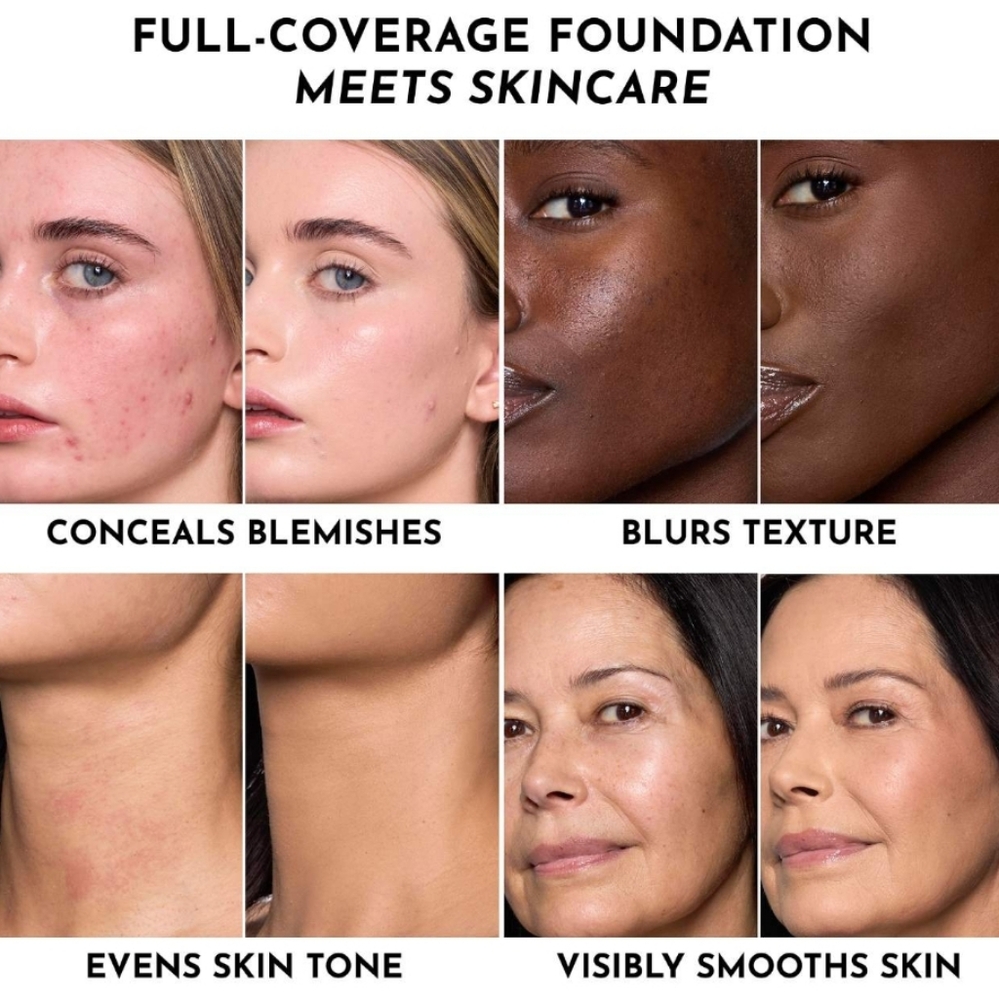 NIB LAWLESS FORGET THE FILLER SKIN PLUMPING LINE SMOOTHING FOUNDATION T17 - Picture 7 of 15